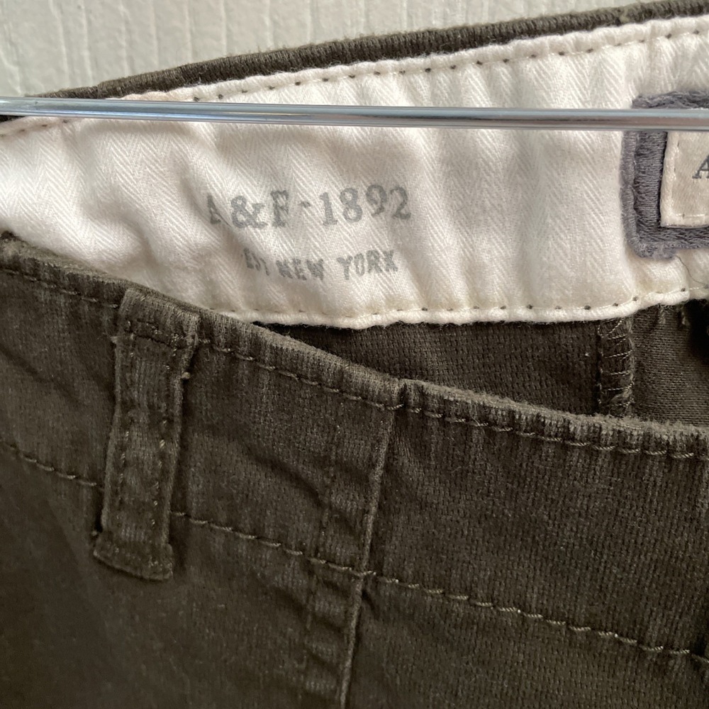 Y2K Abercrombie And Fitch Courdorouy Cargo Tactical Pant Zipper Ankle Distress 8 - Picture 4 of 14